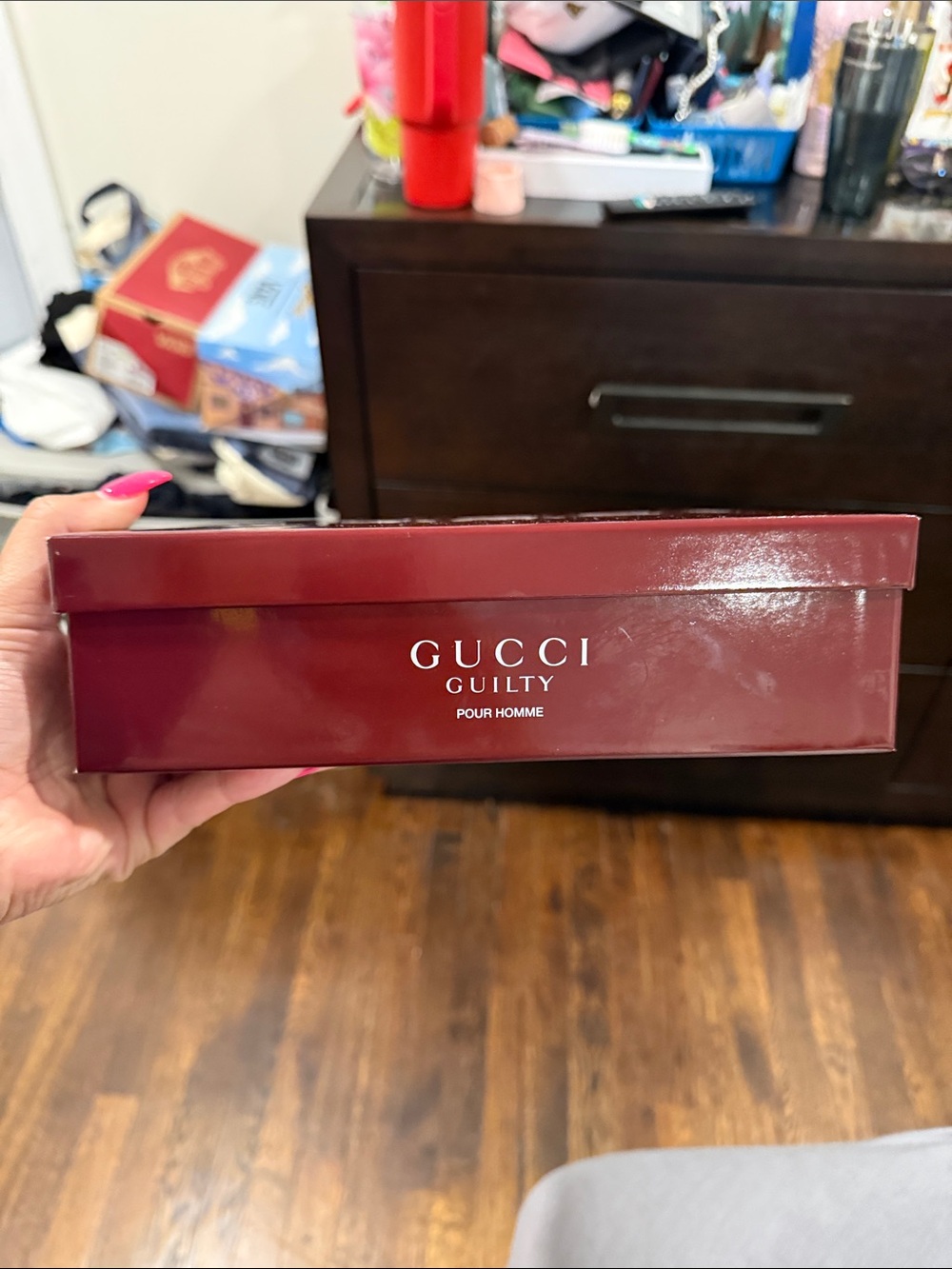 Gucci Beauty Presentation Box - Deep Burgundy EMPTY - Picture 2 of 3